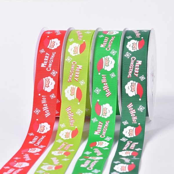 25mm Christmas ribbon