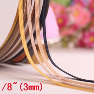 3mm Solid Color Grosgrain ribbon