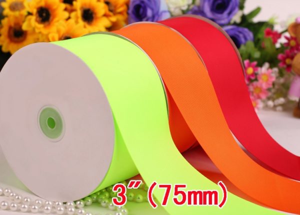 75mm grosgrain ribbon