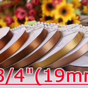 19mm single face satin ribbon