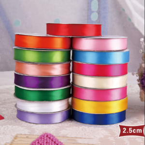 1-1/2 inch single faced satin ribbon 38mm x 100yards - RibbonBuy