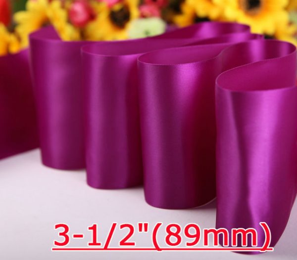 3.5 inch satin ribbon