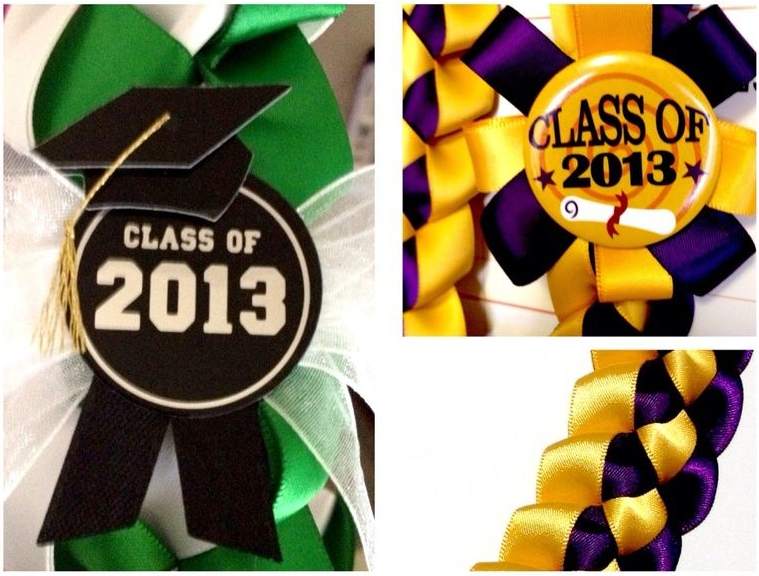ribbon leis for graduation