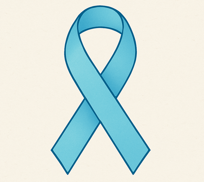 meaning of light blue ribbon