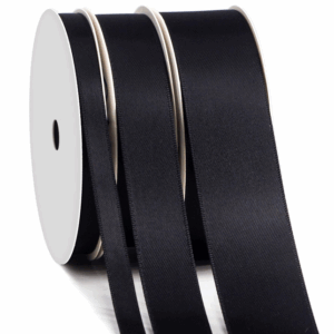 black satin ribbon