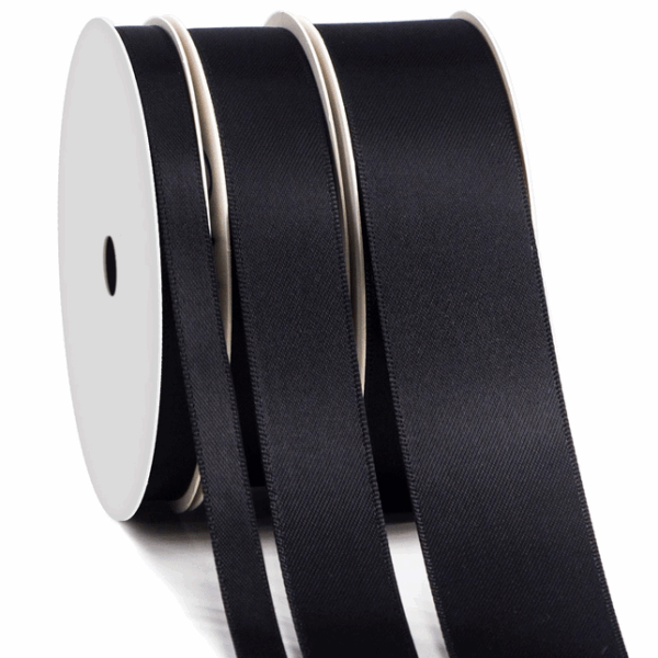black satin ribbon