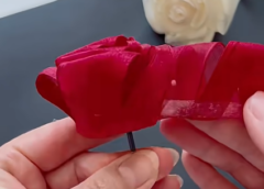 How to Make a Ribbon Rose