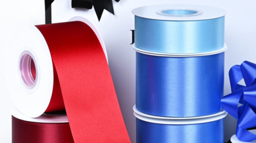 2.5 Inch (63mm) Acetate Ribbon – 22 Colors, 50 Yards Per Roll